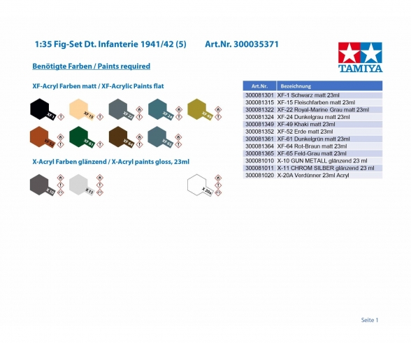1:35 Fig-Set Dt. Infanterie 1941/42 (5) 1:35 Fig-Set Dt. Infanterie 1941/42 (5)