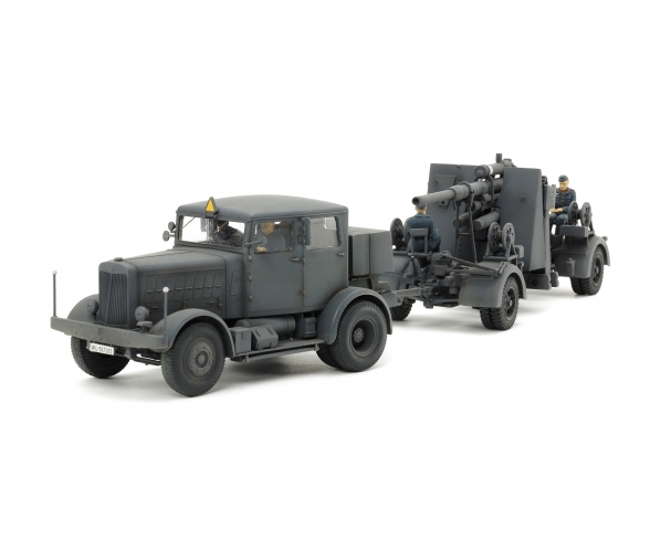 1:48 Zgm. SS-100 m. 88mm Flak37 Set 1:48 Zgm. SS-100 m. 88mm Flak37 Set