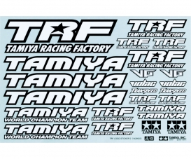 1:10 Sticker-Set TRF black/white 1:10 Sticker-Set TRF black/white