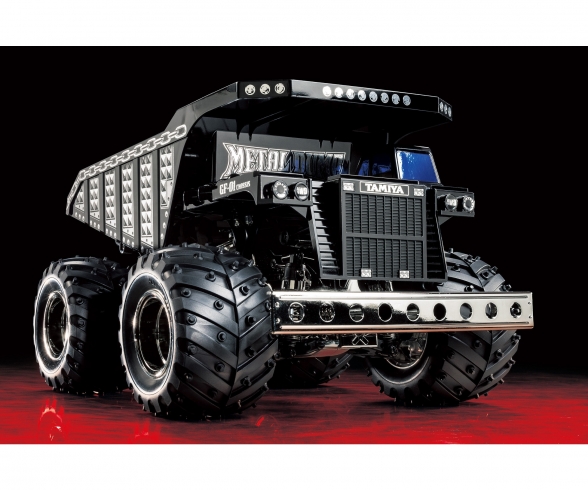 1:24 RC Metal Dump Truck chrome (GF-01) 1:24 RC Metal Dump Truck chrome (GF-01)