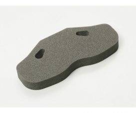TT01/TGS Urethane Front Bumper grey lar. TT01/TGS Urethane Front Bumper grey lar.