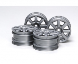 M-Chassis 8-Sp. Wheels Flat silver (4) M-Chassis 8-Sp. Wheels Flat silver (4)