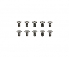 3x6mm 6-Kant-Senkkopf Schraube Stahl(10) 3x6mm 6-Kant-Senkkopf Schraube Stahl(10)