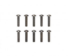 3x12mm 6-Kantkopf Schraube Stahl (10) 3x12mm 6-Kantkopf Schraube Stahl (10)