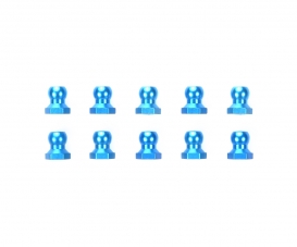 Alum. Ball Nut blue 5mm Alum. Ball Nut blue 5mm