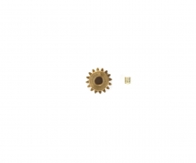 0.6 Alu Pinion Gear 16T Hard coat. 0.6 Alu Pinion Gear 16T Hard coat.