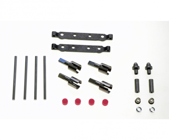 TT-02S Steel Suuspension Mount Set F/R TT-02S Steel Suuspension Mount Set F/R