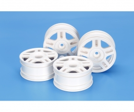 1:10 Felgen (4) 5-Speichen 26mm +2 weiss 1:10 Felgen (4) 5-Speichen 26mm +2 weiss