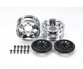 2-Piece Mesh Wheels (2) Black 2-Piece Mesh Wheels (2) Black