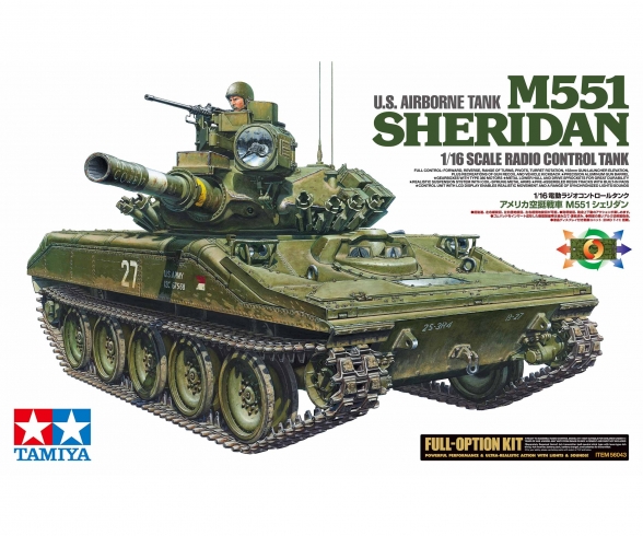 R/C M551 Sheridan w/Option Kit R/C M551 Sheridan w/Option Kit
