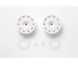 1:14 Wheels (30mm/Hex/Whi) (2) white 1:14 Wheels (30mm/Hex/Whi) (2) white