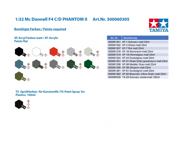 1:32 Mc Donnell F4 C/D PHANTOM II 1:32 Mc Donnell F4 C/D PHANTOM II