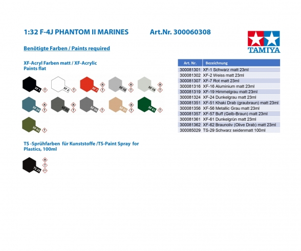 1:32 F-4J PHANTOM II MARINES 1:32 F-4J PHANTOM II MARINES