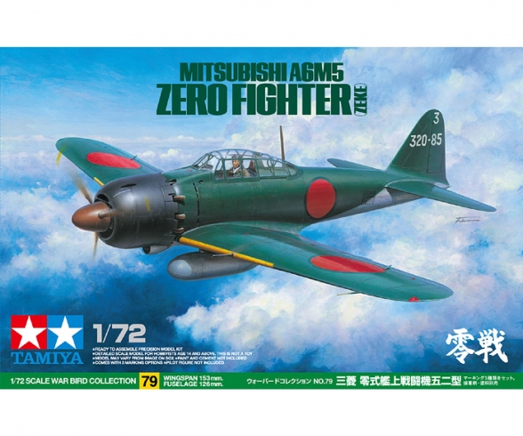 1:72 Jap. Mitsubishi A6M5 Zero Fighter 1:72 Jap. Mitsubishi A6M5 Zero Fighter
