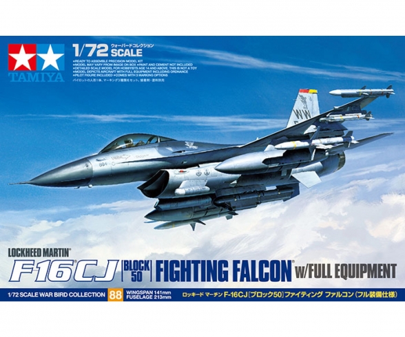 1:72 F-16CJ w/FULL EQUIPMENT 1:72 F-16CJ w/FULL EQUIPMENT