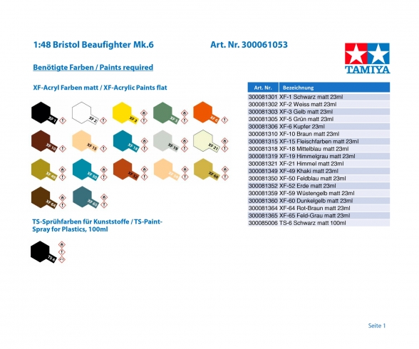 1:48 Bristol Beaufighter Mk.6 1:48 Bristol Beaufighter Mk.6