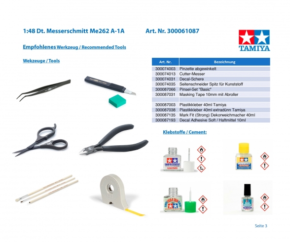 1:48 Dt. Messerschmitt Me262 A-1A 1:48 Dt. Messerschmitt Me262 A-1A