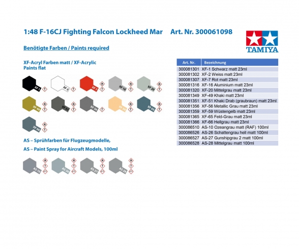 1:48 Lockheed Mar.F-16CJ Fighting Falcon 1:48 Lockheed Mar.F-16CJ Fighting Falcon