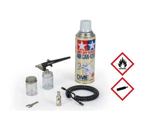 TAMIYA-Badger 350 II Airbrush-Set TAMIYA-Badger 350 II Airbrush-Set
