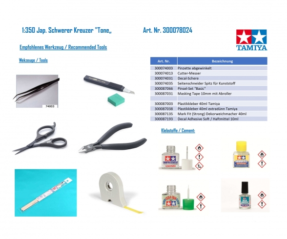 1:350 Jap. Schwerer Kreuzer "Tone" 1:350 Jap. Schwerer Kreuzer "Tone"