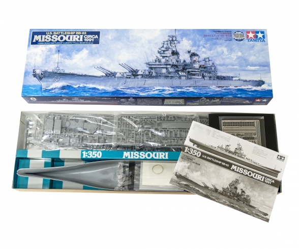 1:350 US Schlacht. BB-63 Missouri ('91) 1:350 US Schlacht. BB-63 Missouri ('91)
