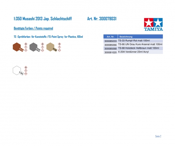 1:350 Musashi 2013 1:350 Musashi 2013
