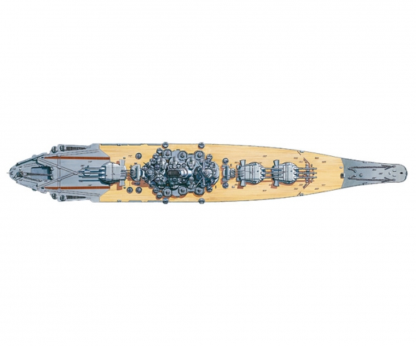 1:350 Musashi 2013 Jap. Schlachtschiff 1:350 Musashi 2013 Jap. Schlachtschiff