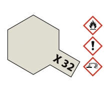 X-32 Titanium Silver Gloss 23ml X-32 Titanium Silver Gloss 23ml