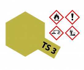 TS-3 Dark Yellow Flat 100ml TS-3 Dark Yellow Flat 100ml