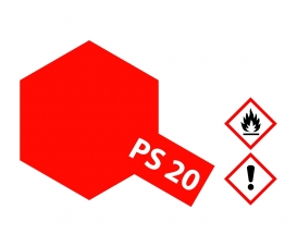 PS-20 Flourescent Red Polycarb. 100ml PS-20 Flourescent Red Polycarb. 100ml