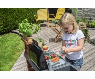 Cuisine d'été garden kitchen pour enfant - smoby - Conforama