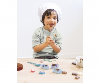 Smoby Chef - Chocolate Factory - Atelier Chocolat + Livre de Recettes -  Atelier de Cuisine Enfant - Nombreux Accessoires - Dès 5 Ans - 312102