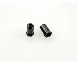 TD4 Steering Arm Post (2) (black) 58696 TD4 Steering Arm Post (2) (black) 58696