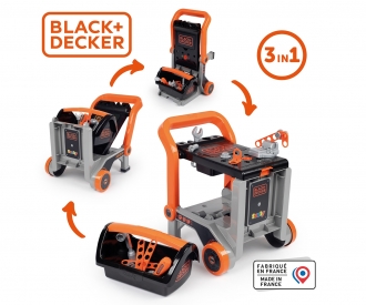 Black+Decker 3-in-1 Multi-Werkbank + Werkzeugkiste