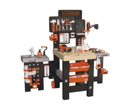  Smoby - Black&Decker DIY One Children's Workbench, Workshop, 79  Accessories, Includes Tools Such as Hammer, Screwdriver, from 3 Years  (7600360732) : Toys & Games