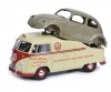 VW T1a "Midlands Centre" mit Brezelkäfer Karosserie, 1:18 VW T1a "Midlands Centre" mit Brezelkäfer Karosserie, 1:18