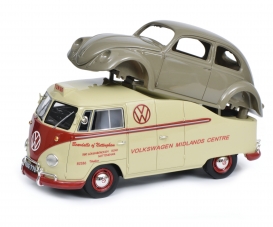 VW T1a "Midlands Centre" wiht beetle chassis, 1:18 VW T1a "Midlands Centre" wiht beetle chassis, 1:18