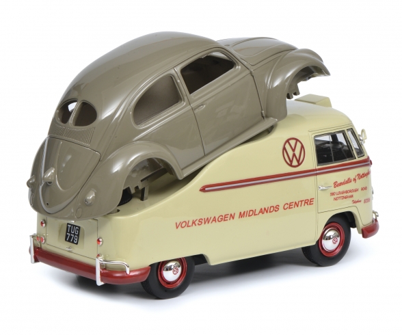VW T1a "Midlands Centre" wiht beetle chassis, 1:18 VW T1a "Midlands Centre" wiht beetle chassis, 1:18