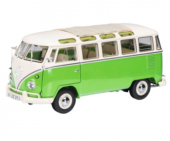 VW T1b Samba, green/white, 1:18 VW T1b Samba, green/white, 1:18