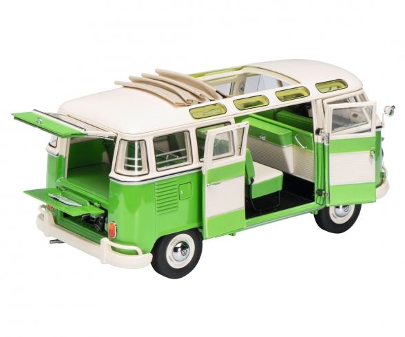 VW T1b Samba, green/white, 1:18 VW T1b Samba, green/white, 1:18