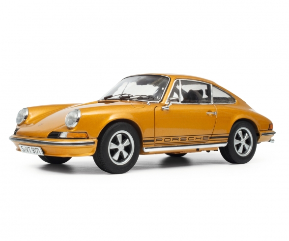 Porsche 911 S Coupé 1973, gold metallic, 1:18 Porsche 911 S Coupé 1973, gold metallic, 1:18