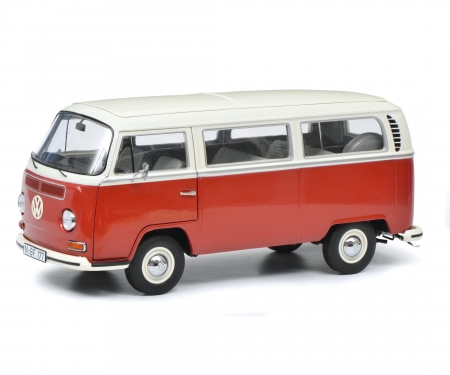 VW T2a Bus L, rot-weiß, 1:18 VW T2a Bus L, rot-weiß, 1:18