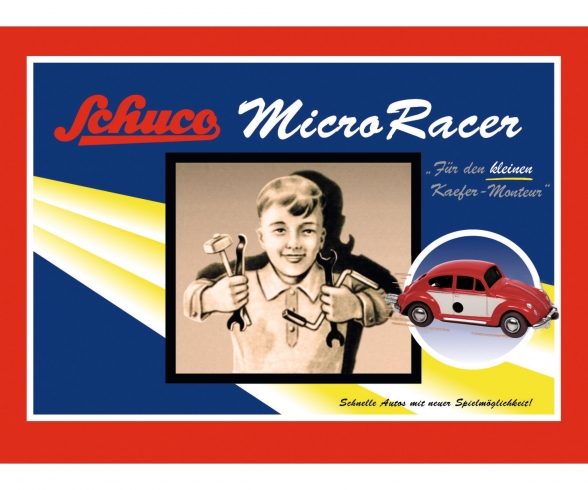 Micro Racer „VW Käfer“ Montagekasten, dunkelrot-beige Micro Racer „VW Käfer“ Montagekasten, dunkelrot-beige
