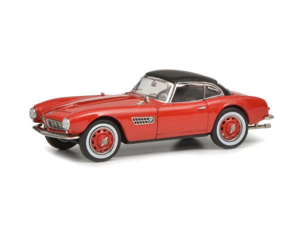 BMW 507 with Hardtop, red black, 1:43 BMW 507 with Hardtop, red black, 1:43