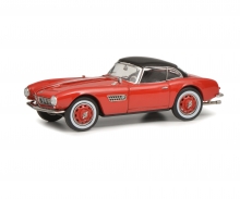 BMW 507 with Hardtop, red black, 1:43 BMW 507 with Hardtop, red black, 1:43