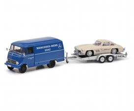 MB L319 w.trailer+300SL 1:43 MB L319 w.trailer+300SL 1:43