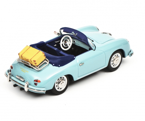 Porsche 356 A Cabriolet „Reisezeit“, blue, 1:43 Porsche 356 A Cabriolet „Reisezeit“, blue, 1:43