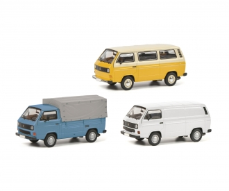 Set 40 Jahre Vw T3 Vw T3 Bus Pritschenwagen Und Kastenwagen 1 43 450368600 Edition 1 43 Kleintransporter Modelle Kategorien Shop Schuco De