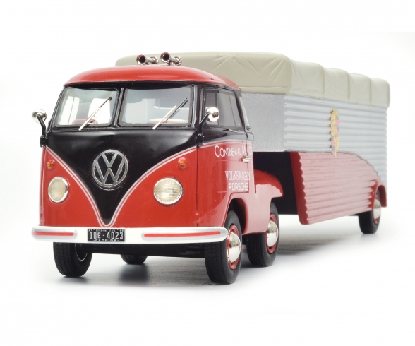 VW T1b Renntransporter "Continental Motors", rot, 1:18 VW T1b Renntransporter "Continental Motors", rot, 1:18