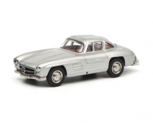 Mercedes-Benz 300SL, silver, 1:64 Mercedes-Benz 300SL, silver, 1:64